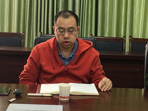 党委委员、副校长郝刚到会指导